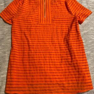 J crew Top Sheer Orange 2P